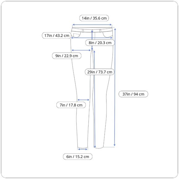 Hollister Women’s Dark Wash Denim Skinny Jeans Stretch Size 5S W27 L31 - Picture 9 of 9